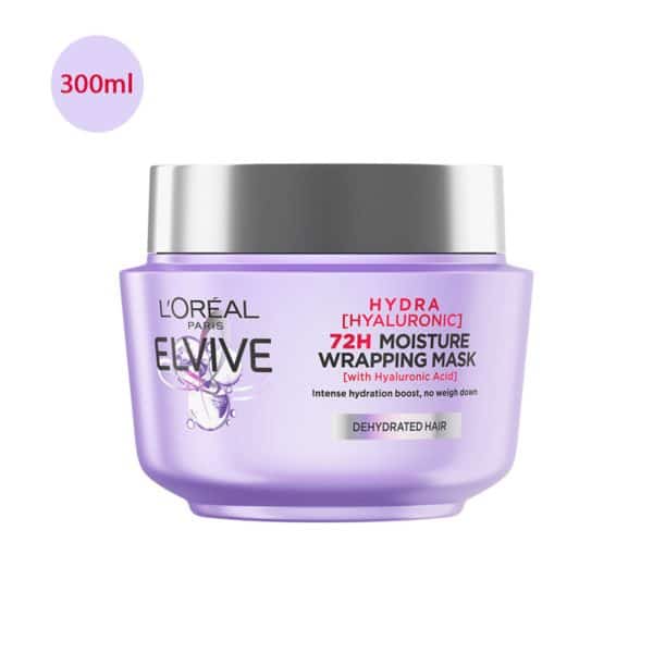 L’Oreal Elvive Hydra Hyaluronic Moisture Wrapping Hair Mask 300ml