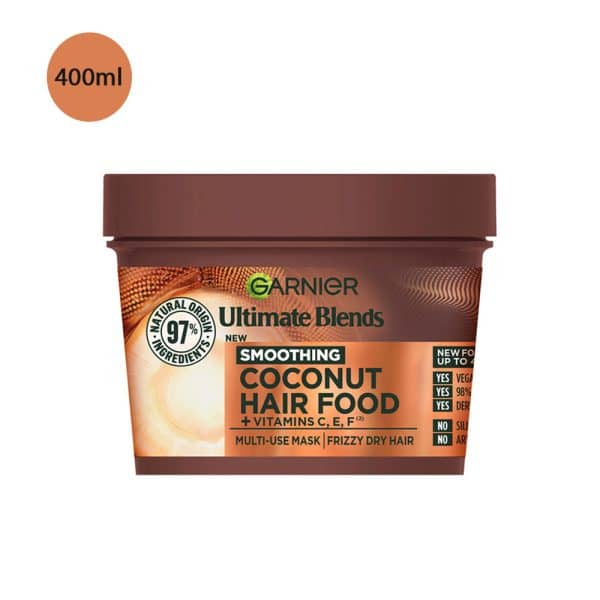Garnier Hair Food Coconut & Macadamia 3-In-1 Hair Mask – 400ml