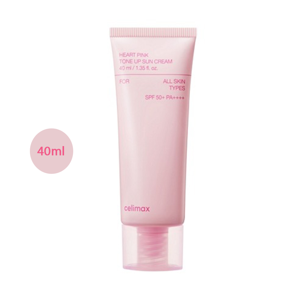 Heart Pink Tone Up Sun Cream 40ml celimax Heart Pink Tone Up Sun Cream (40ml) - Image 1