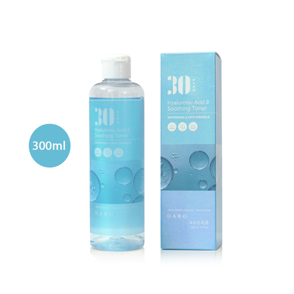 Hyaluronic Acid 8 Soothing Toner 300ml DABO Hyaluronic Acid 8 Soothing Toner 300ml - Image 1