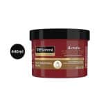 TRESemmé Keratin Smooth Deep Smoothing Mask 440ml dark red jar with a black lid.