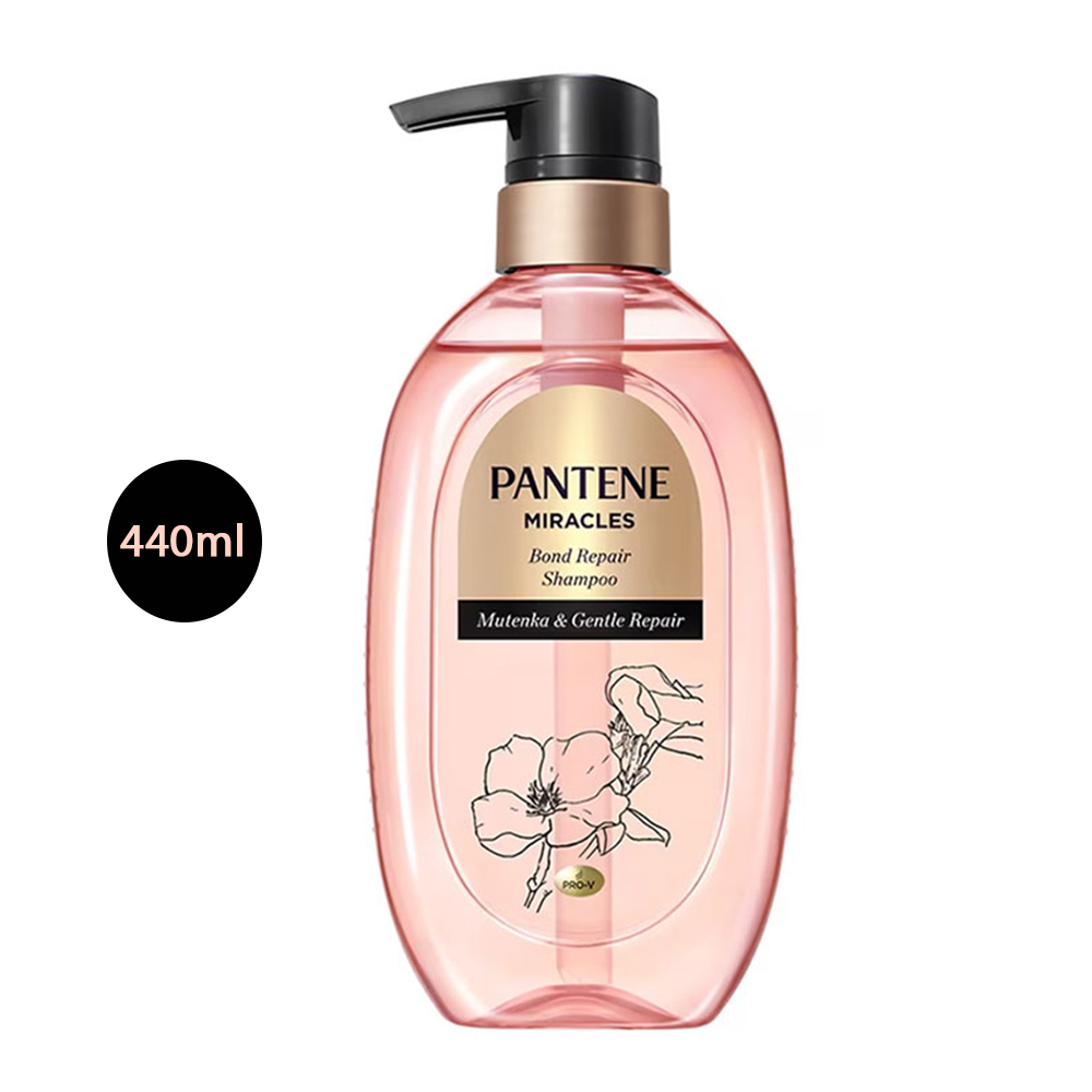Miracles Bond Repair Shampoo with Mutenka & Gentle Repair – 440ml Pantene Miracles Bond Repair Shampoo with Mutenka & Gentle Repair – 440ml - Image 1