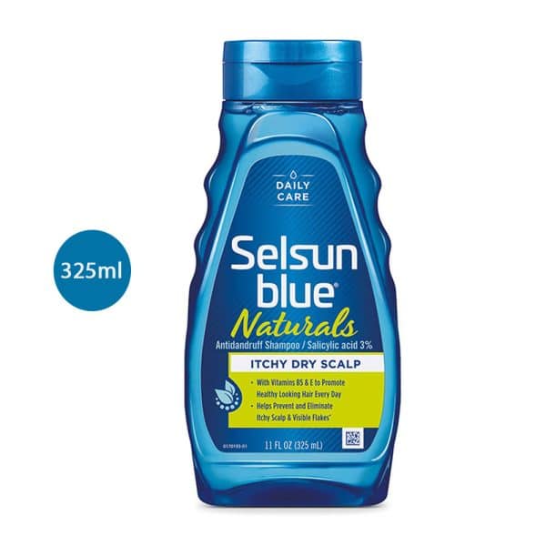 Selsun Blue Naturals Itchy Dry Scalp Anti-dandruff Shampoo – 325ml
