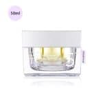 Numbuzin No.5+ Vitamin Glutathione Dark Spot Cream 50ml bottle with clear serum smear.