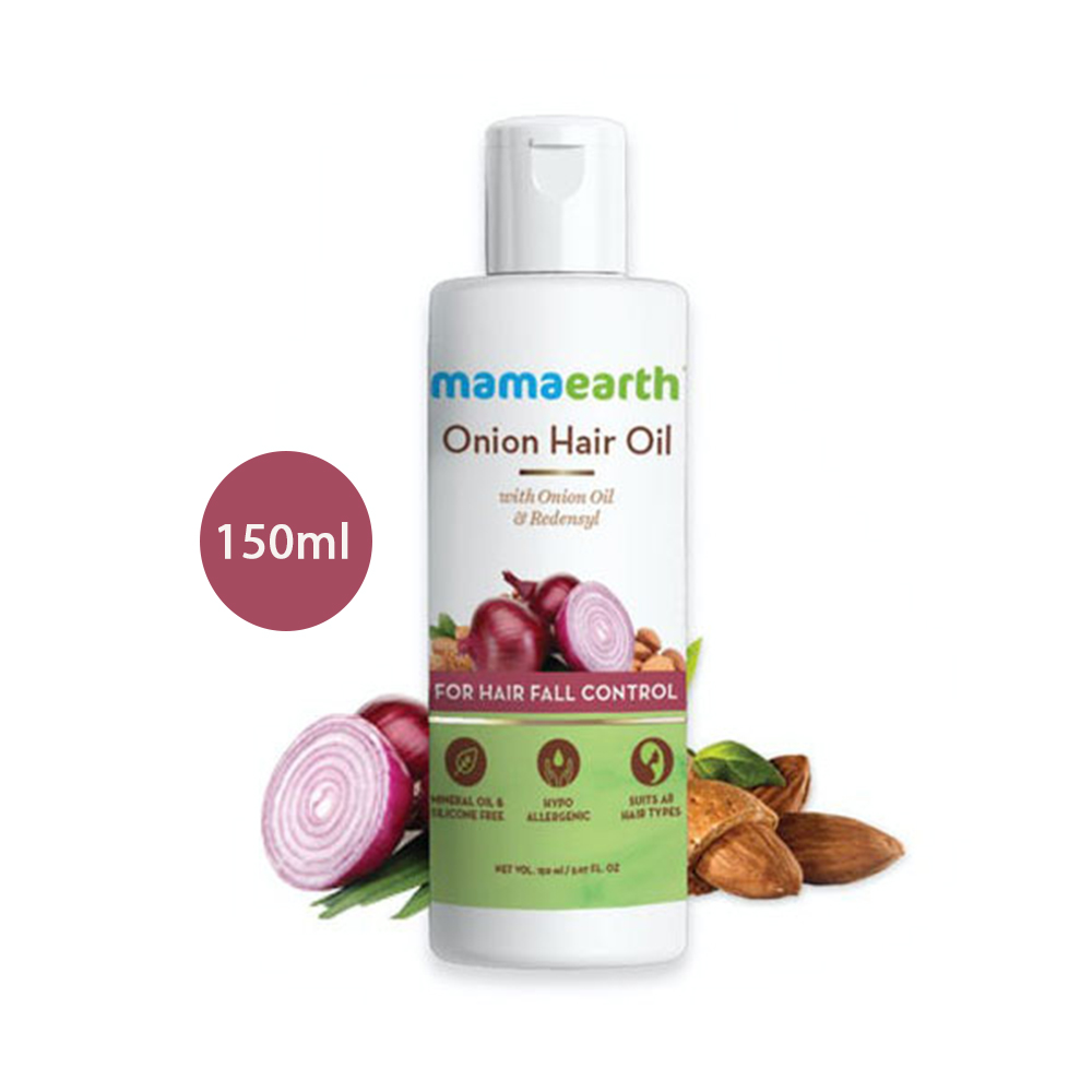 Onion Hair Oil with Redensyl (150ml) Mamaearth Onion Hair Oil with Redensyl (150ml) - Image 1