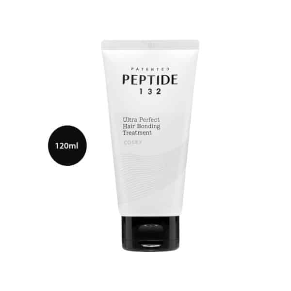 COSRX Peptide 132 Hair Bonding Treatment in a 120ml squeeze tube with black cap.
