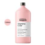 L'Oréal Professionnel Vitamino Color Shampoo 1500ml large pink bottle with a black cap.