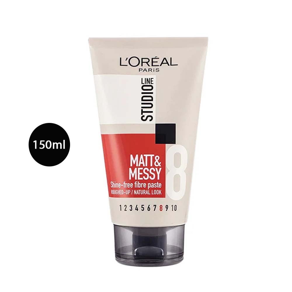 Studio Line Matt & Messy Rough Paste – 150ml L’Oreal Paris Studio Line Matt & Messy Rough Paste – 150ml - Image 1