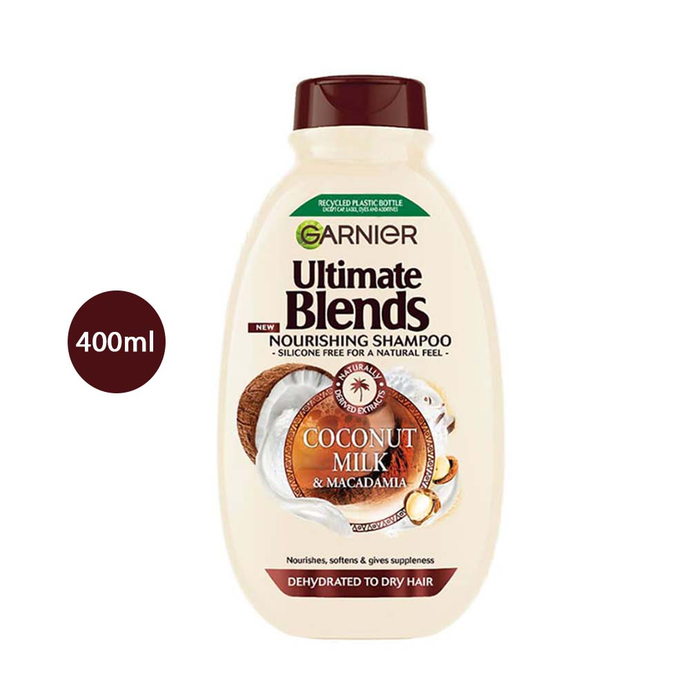 Ultimate Blends Coconut Milk Shampoo for Dry Hair – 400ml Garnier ULTIMATE BLENDS Coconut Milk Shampoo for Dry Hair – 400ml - Image 1