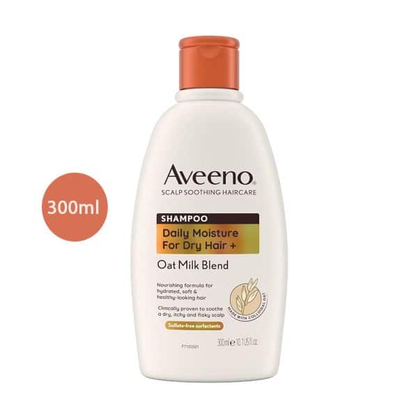Aveeno Daily Moisture Oat Milk Blend Shampoo For Dry Hair (300ml)