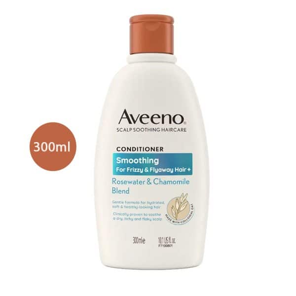 Aveeno Gentle Moisture+ Rose Water & Chamomile Blend Conditioner for Frizzy & Flyaway Hair (300ml)