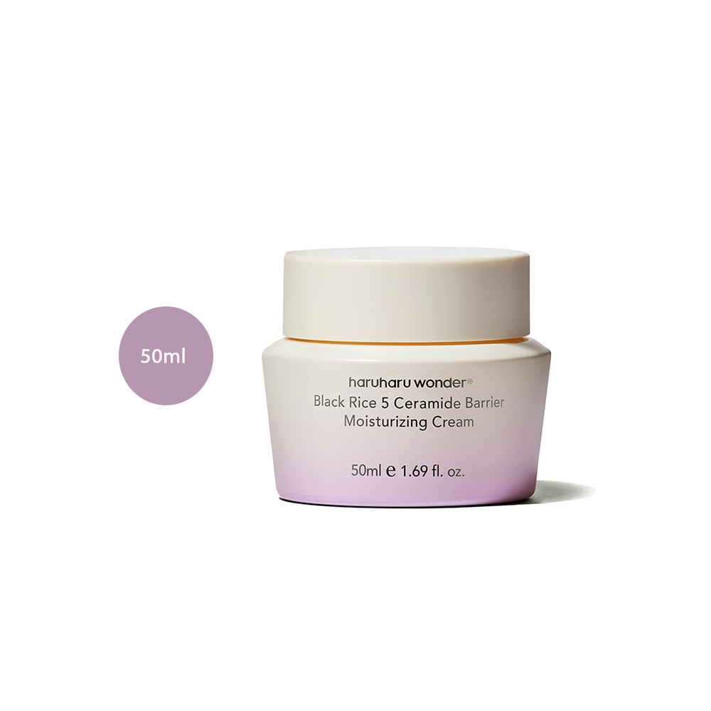Black Rice 5 Ceramide Barrier Moisturizing Cream (50ml) Haruharu Wonder Black Rice 5 Ceramide Barrier Moisturizing Cream (50ml) - Image 1