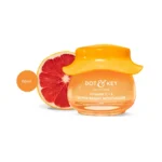 DOT & KEY Vitamin C + E Super Bright Moisturizer 60ml jar with grapefruit slice.