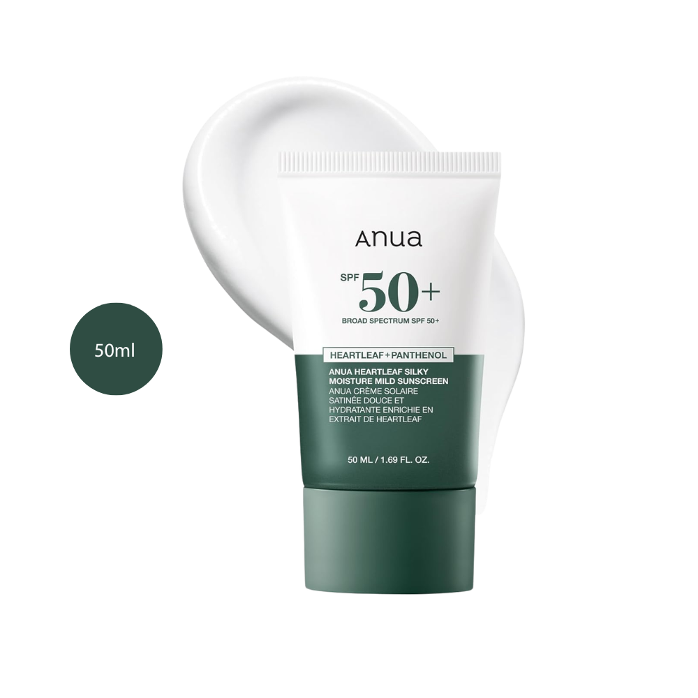 Anua Heartleaf Silky Moisture Mild Sunscreen (50ml) Anua Heartleaf Silky Moisture Mild Sunscreen (50ml)