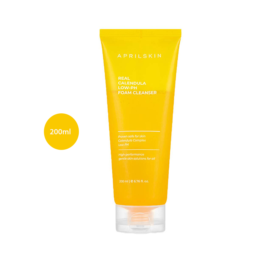 Calendula Low pH Foam Cleanser (200ml) APRILSKIN Calendula Low pH Foam Cleanser (200ml)