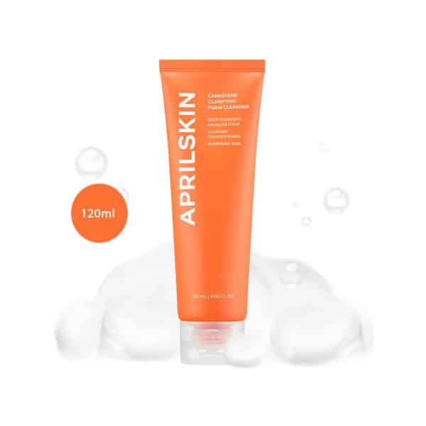APRILSKIN Carrotene Clarifying Foam Cleanser (120ml)