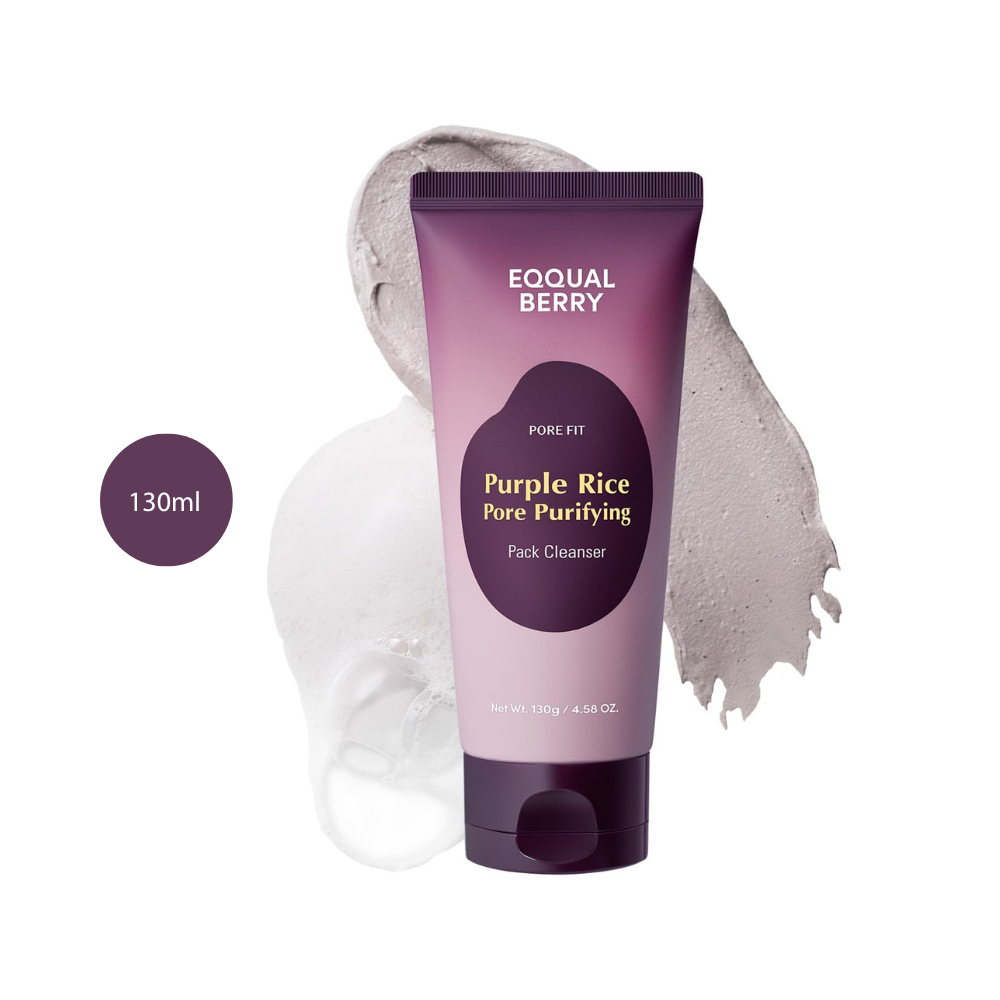 EQQUALBERRY Purple Rice Pore Purifying Pack Cleanser (130ml) EQQUALBERRY Purple Rice Pore Purifying Pack Cleanser (130ml)