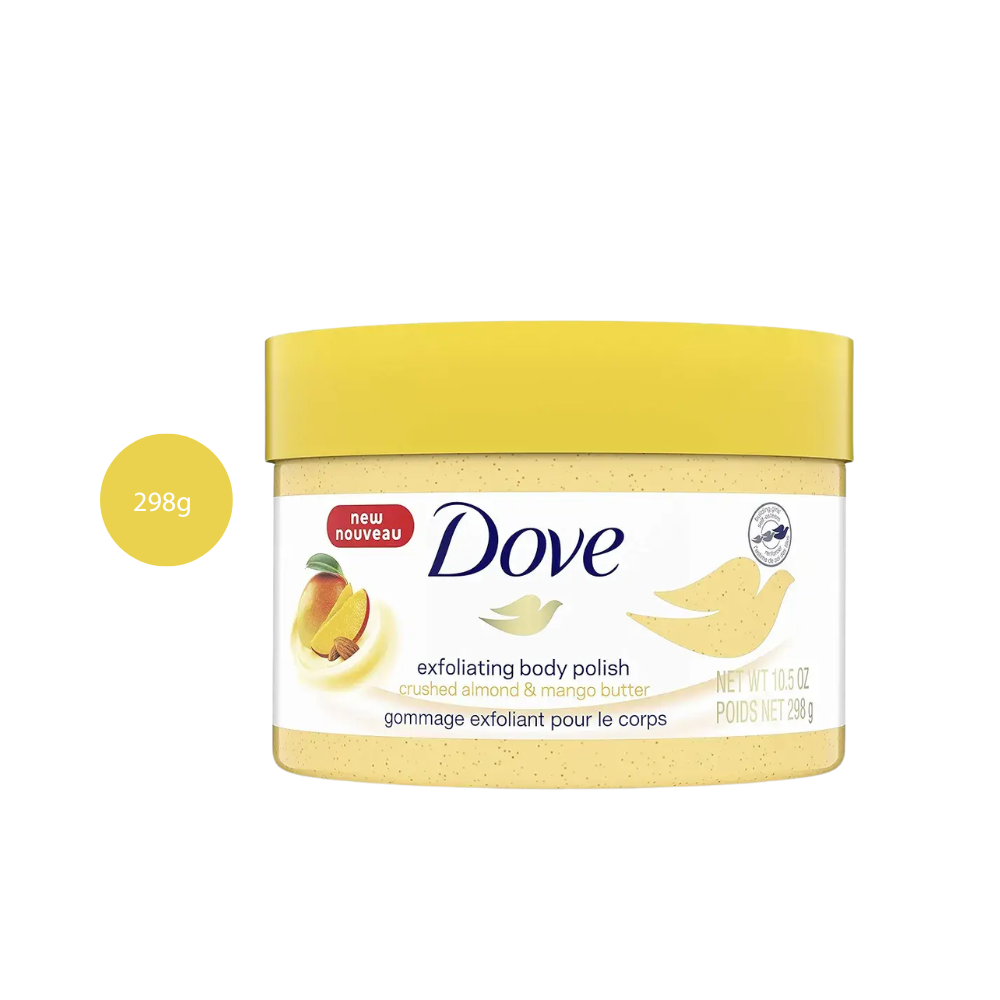Dove Exfoliating Body Polish Crushed Almond and Mango Butter (298g)