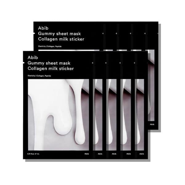 Abib Gummy Sheet Mask Milk Sticker (10 Sheets)
