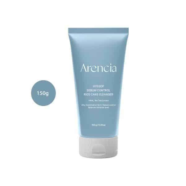 Arencia Hyssop Sebum Control Rice Cake Cleanser (150g)