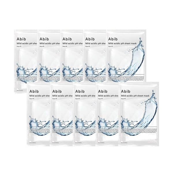 Abib Mild Acidic pH Sheet Mask Aqua Fit (10 Sheets)