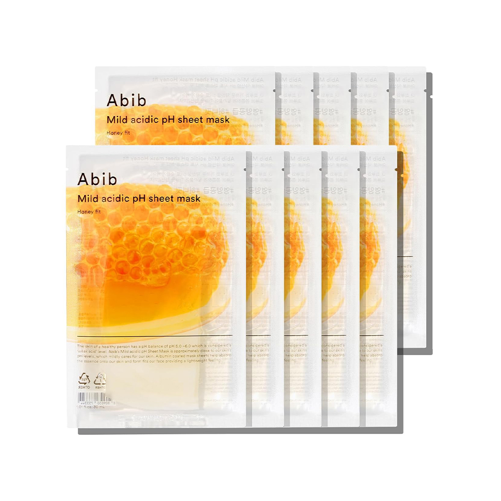 Mild Acidic pH Sheet Mask Honey Fit (10 Sheets) Abib Mild Acidic pH Sheet Mask Honey Fit (10 Sheets)