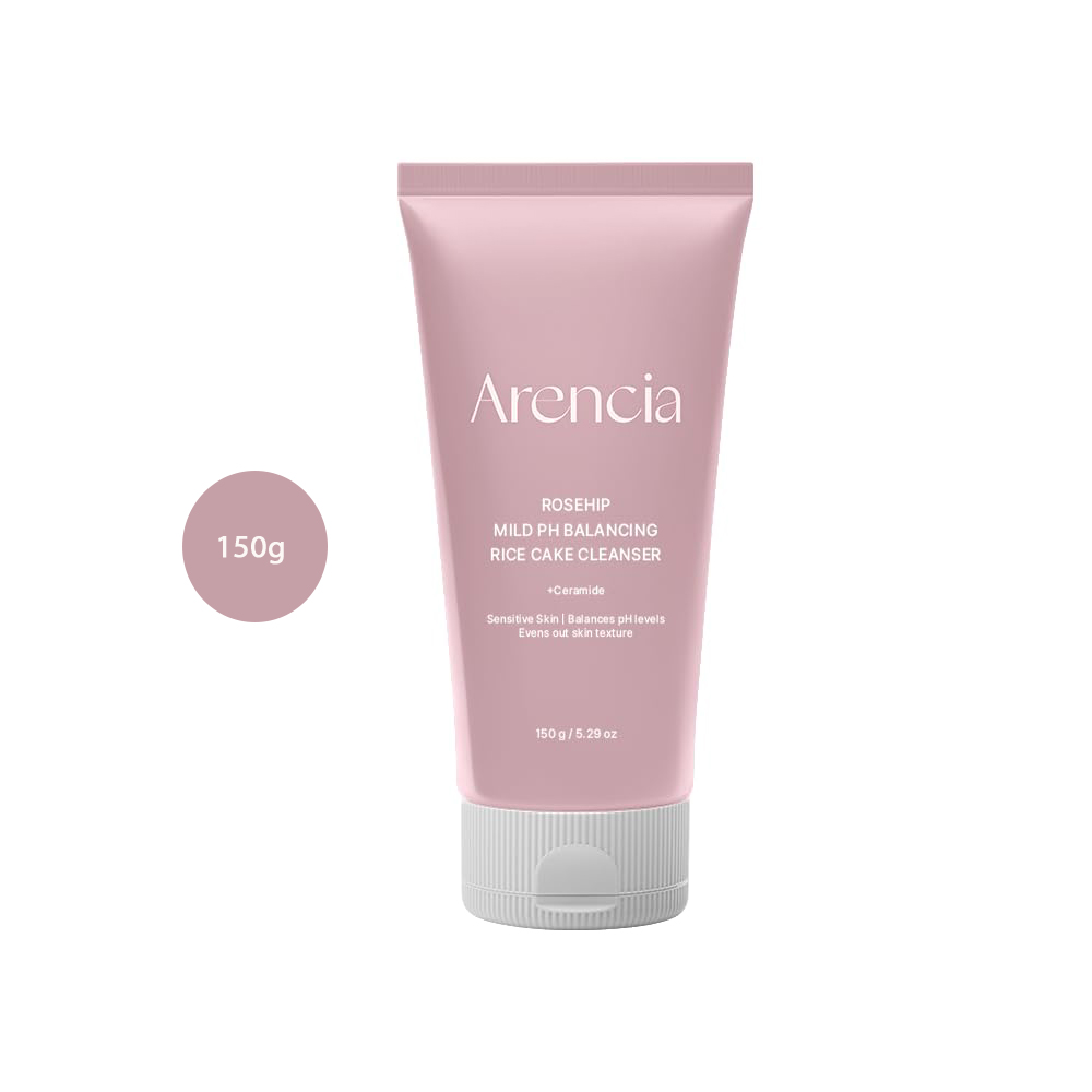 Rosehip Mild pH Balancing Rice Cake Cleanser (150g) Arencia Rosehip Mild pH Balancing Rice Cake Cleanser (150g)