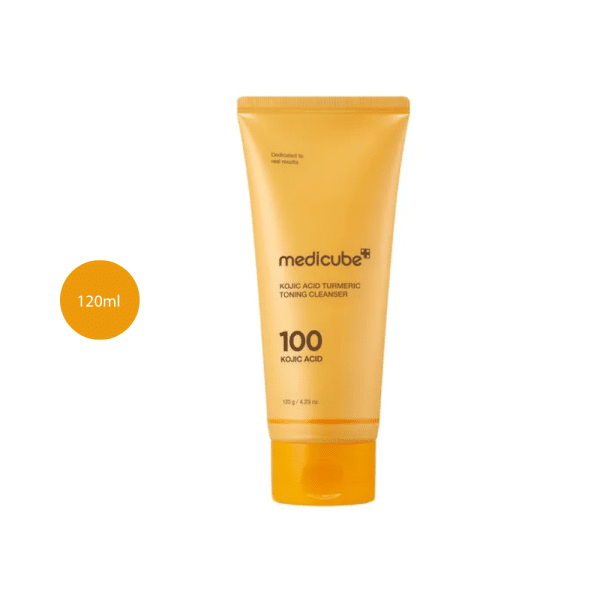 medicube Kojic Acid Turmeric Toning Cleanser (120ml)