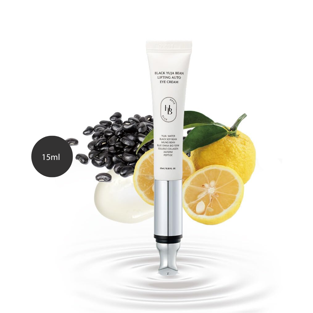 HEVEBLUE Black Yuja Bean Lifting Auto Eye Cream (15ml)