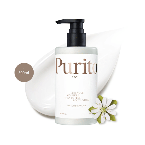 Purito Seoul Luminous Moisture Shea Butter Body Lotion - Cotton Dreamlight (300ml)