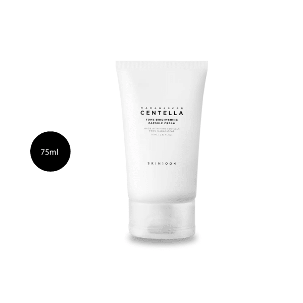 SKIN1004 Madagascar Centella Tone Brightening Capsule Cream 75ml white tube.