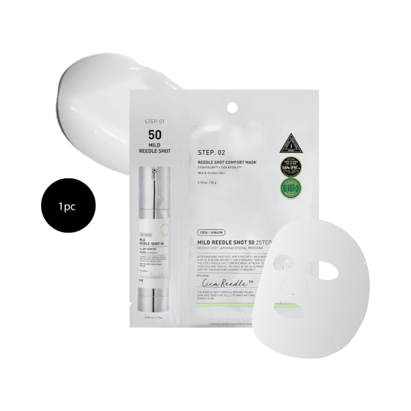 VT Cosmetics Mild Reedle Shot 50 2-Step Mask (20g)