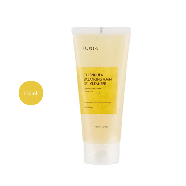 iUNIK Calendula Balancing Foam Gel Cleanser (150ml)