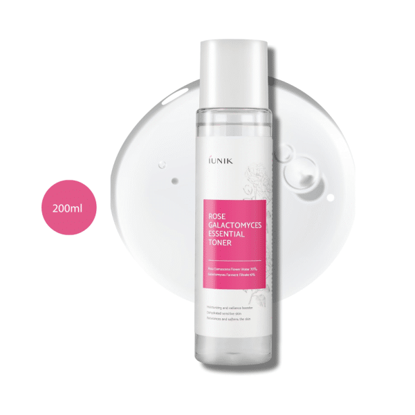 iUNIK Rose Galactomyces Essential Toner (200ml)