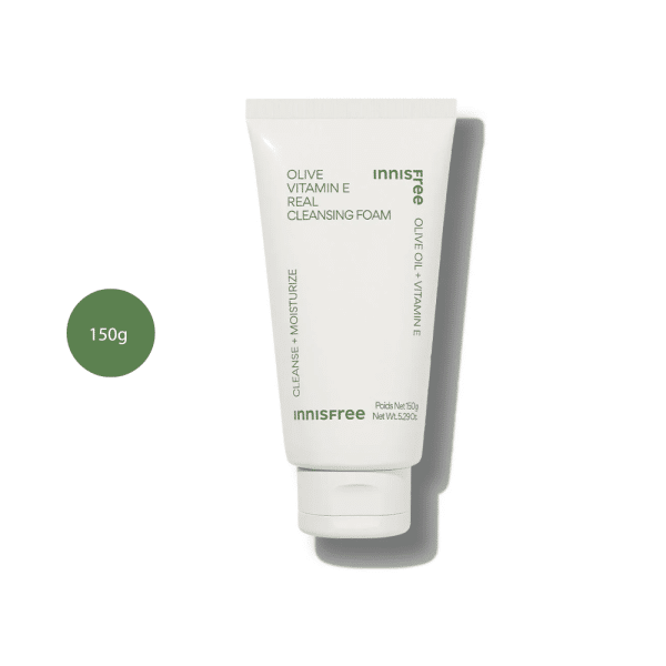 innisfree Olive Vitamin E Real Cleansing Foam (150g)