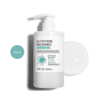 APLB Glutathione Niacinamide Body Wash 300ml white pump bottle with minimalist text.