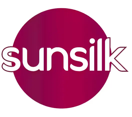 Sunsilk log on pink circle