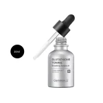Centellian24+ Glutathione Toning Boosting Ampoule 30ml silver dropper bottle on a white background.