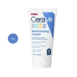CeraVe Baby Moisturizing Cream 142g white squeeze tube with a white cap against a white background.