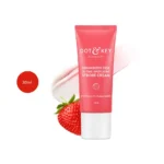 DOT & KEY Strawberry Dew Strobe Cream 30ml red tube with product swatch.