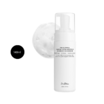 Dr. Althea Amino Acid Gentle Bubble Cleanser 140ml foam pump bottle with lather swatch.