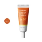 Genabelle PDRN Dewy Tone-Up Sunscreen 40ml tube with light pink cream texture accents.