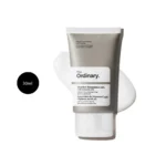 The Ordinary Vitamin C Suspension 23% 30ml grey squeeze tube against a white cream swipe.