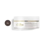 d'Alba White Truffle Intensive The Real Eye Patch 90g jar with a gold-trimmed white lid.