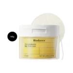 Biodance Vita Niacinamide Gel Toner Pads 60 pads yellow jar with a single round textured pad.