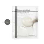 Centellian24+ Madeca Derma Mask packaging with grey labels and a face graphic.