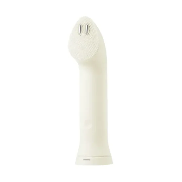 medicube AGE-R Booster Cleansing Device Head (Beige) silicone bristle brush attachment.