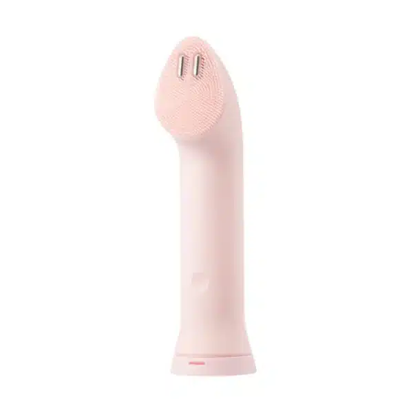 medicube AGE-R Booster Cleansing Device Head (Pink) silicone bristle brush attachment.