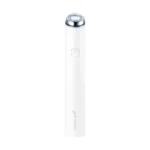 medicube AGE-R Booster Pro EX Device (White Mini) light pink wand with glowing LED head.