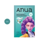Anua KDH PDRN Hyaluronic Acid Capsule 100 Serum Mask 23ml teal sachet with illustration.